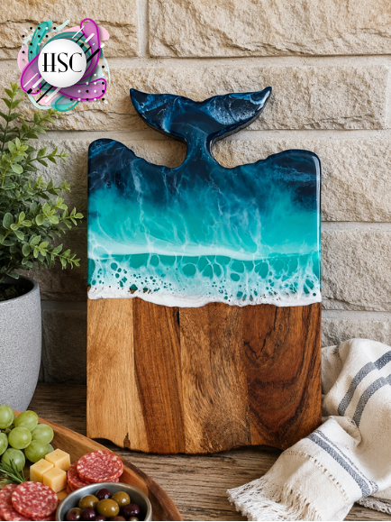 Whale Tail Charcuterie Board – Ocean Collection - Image 3