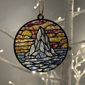 Crushed Glass Suncatchers & Ornaments