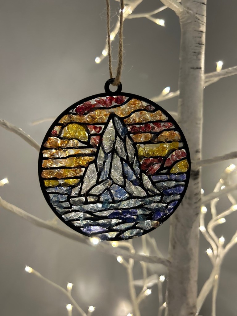 Crushed Glass Suncatchers & Ornaments