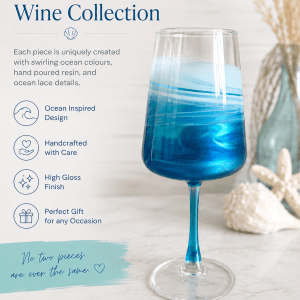 Cobalt Coasts Wine Glasses